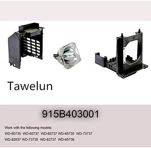 Tawelun 915B403001 915B403A01 Mitsubishi Vetítés Csere DLP Lámpa Izzó Ház Tv