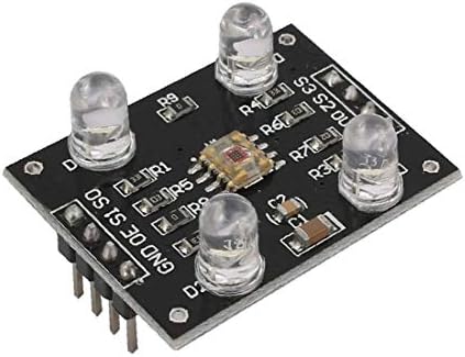 X-mosás ragályos Mikrokontroller TCS3200D/TCS23 Szín Elismerés Érzékelő Érzékelő Modul Testület(Tarjeta del módulo del érzékelő