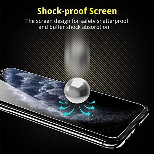UNBREAKcable 3-Pack képernyővédő fólia iPhone 11 Pro/iPhone XS/iPhone X, Dupla Törhetetlen Edzett Üveg [Egyszerű Telepítés
