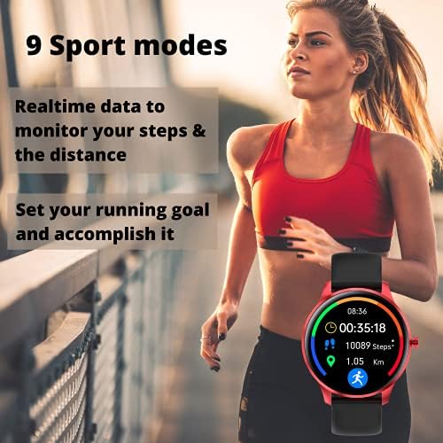 Intelligens Karóra Fitness Tracker Férfiak Nők SPOREX SL Smartwatch az Android Telefonok & iPhone pulzusszám, Vérnyomás Monitor