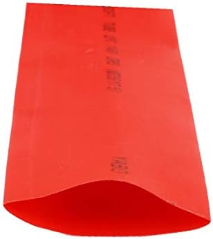 Új Lon0167 35 mm-es Átmérőjű PVC Szigetelésű Hő Zsugorodó Cső Akkumulátor Wrap Piros 6M Hossz(35 mm-es Durchmesser - PVC - isolierte