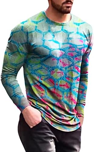 ZDDO Katona Hosszú Ujjú T shirt Mens, Őszi Téli Divat 3D Grafikus Újdonság Maximum Izom Edzés Tervező Tshirt