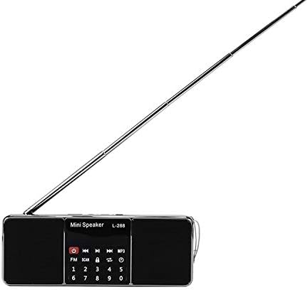 REHOC Mini Hordozható Újratölthető Sztereó L-288 FM Rádió Hangszóró LCD-Képernyő-Támogatás TF Kártya USB-Merevlemez-MP3