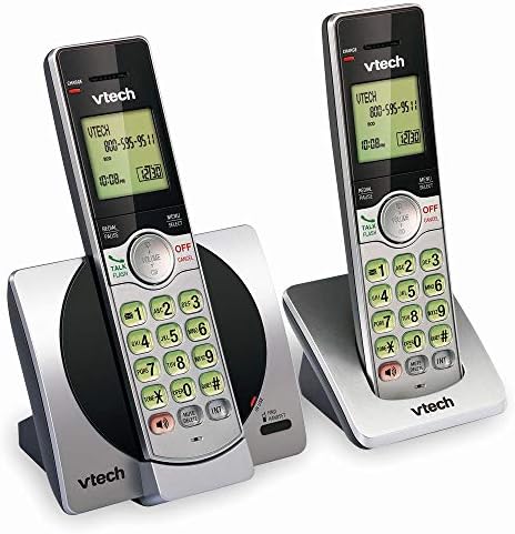 VTech CS6919-2 DECT 6.0 Bővíthető Vezeték nélküli Telefon Hívófél-AZONOSÍTÓ, s Készülék Kihangosító, 2 Kézibeszélő Ezüst