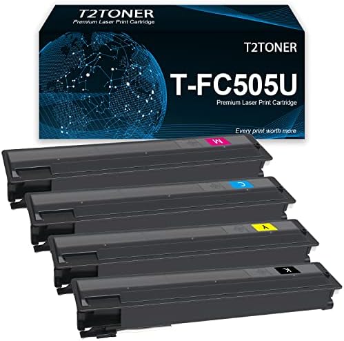 T2TONER Utángyártott T-FC415U Tonerkazetta Cseréje a Toshiba E-Studio 2515AC 3015AC 3515AC 4515AC 5015AC Nyomtató. 4 PK