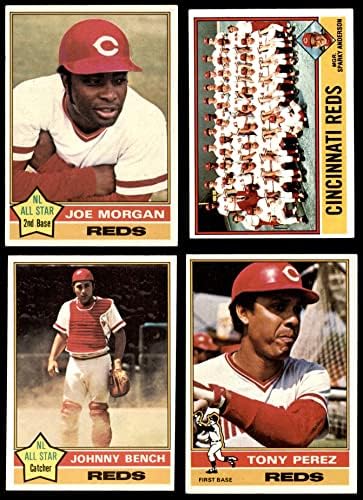 1976 Topps Cincinnati Reds Csapat készen áll Cincinnati Reds (Set) EX Vörösök