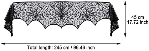 JackRuler Halloween Horror Vicces Ajtó Függöny Csontváz Bat Boszorkány Ajtó Függöny Parti Dekoráció Készlet (Fekete, Egy Méret)