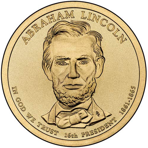 2010 P Pozíció B selyemfényű Abraham Lincoln Elnöki Dollár Választás Uncirculated MINKET Menta