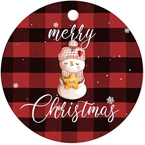 MerryChristmas2022 Karácsonyi Dísz, Fa, karácsonyfa Teherautó Snowmans Hópelyhek Buffalo skótkockás anyagokkal Ünnep, Ajándék,