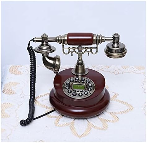 EDOSSA a Vezető Ajándék Rózsaszín Retro Telefon Klasszikus Vintage Forgó Tárcsa Kezét Ingyenes Vezetékes Telefon Home/Office/Hotel Antik