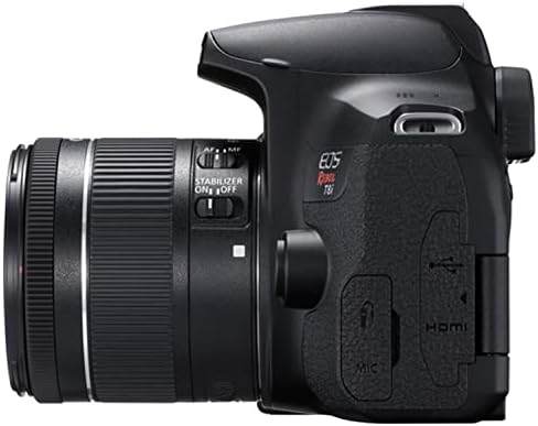 Canon EOS Rebel T8i DSLR Fényképezőgép w/EF-S 18-55mm F/4-5.6 Zoom STM + 75-300mm F/4-5.6 III. + 2X 64 GB Memória + Kapucni +
