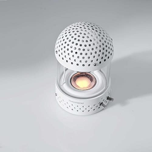 Átlátszó Kemping Lámpa Hangszóró - Bluetooth-Fény Hangszóró A Nagy Hang - Természetes Nappali Fény Fehér