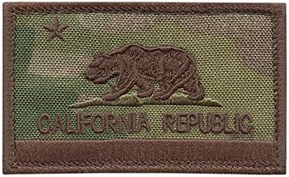 Kaliforniai Állami Zászló Multicam OCP USA Hadsereg Taktikai Morál Hook Kapitány Javítás