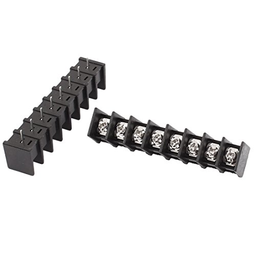 Aexit 5 Db Elosztó elektromos 8.25 mm Pitch 8 Pin Plug-in Csavar Terminálról Akadály, Blokk Csatlakozók