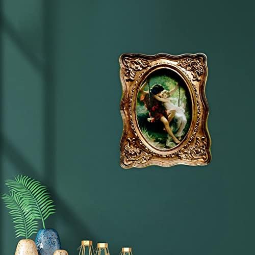 Milageto Retro Stílusú Fotó Display Állvány Falra Szerelhető Kép Birtokosa Kreatív Art Kézműves Dísz Díszes Office Fél Asztali