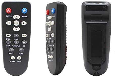 Új Helyettesítő Távirányító alkalmas a Western Digital WD TV Live Plus Hub Gőzölgő 1., 2., 3., 4. Mini HD Hub Media Player