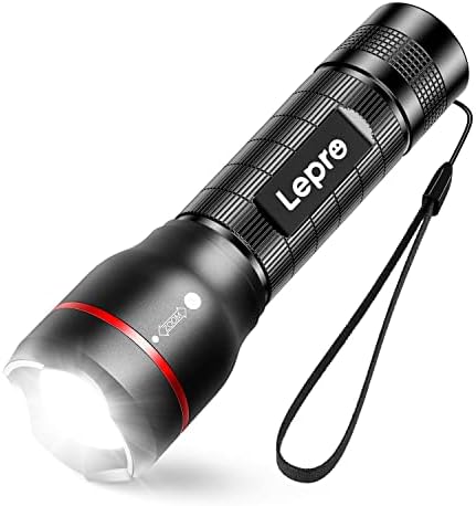 Lepro LED Zseblámpa LE2000 Magas Lumen, Szuper Fényes, 5 Világítási Módok, Nagyítható, Vízálló, Pocket Méret Zseblámpa a Kemping, Vészhelyzet