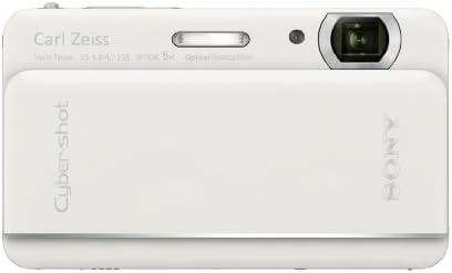 A Sony Cyber-shot DSC-TX66 18.2 MEGAPIXELES Exmor R CMOS Digitális Fényképezőgép, 5x Optikai Zoom, illetve 3,3 colos OLED (Fehér) (2012-Es