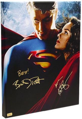 Brandon routh-szal, majd Kate Bosworth Dedikált 16x20 Superman Visszatér Imax Vászon
