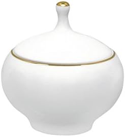 Lomonoszov porcelán Porcelán Apple-Fehér Teás Készlet 6 Arany Szegély 20 db