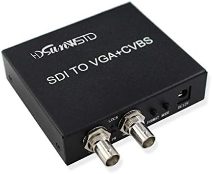 HDSUNWSTD SDI (SD-SDI/HD-SDI/3G-SDI) VGA+CVBS/AV+SDI Átalakító Támogatja a 1080P Monitor/Kamera/Display velünk Adapter