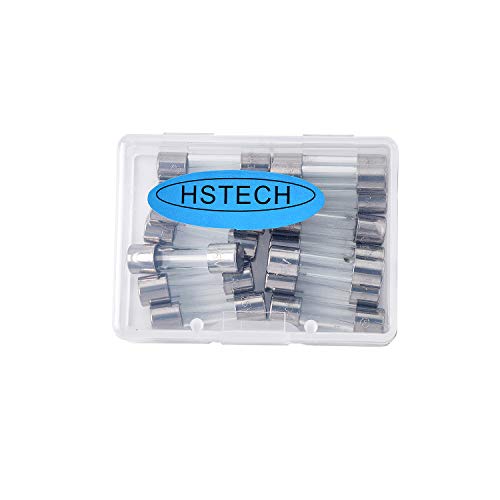 HSTECH 15 Csomag F5AL(5A) 125V Gyors Biztosíték x 0,2 0.78 inch / 5 x 20 mm-es Üveg Biztosítékot széles Körben Használt Elektromos