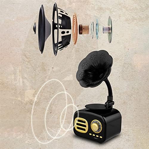 BKDFD Retro Lemezjátszó Hangszóró-a Klasszikus Vintage Gramofon Hordozható Hangszóró Hordozható Audio & Video (Szín : D)
