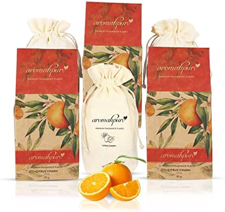 Aromahpure Citrus Autó Illatosító Narancs & Lemon Luxus Autó Parfüm Illat (1.7 Oz Minden) Szerves Odor Eliminator Készült illóolaj,