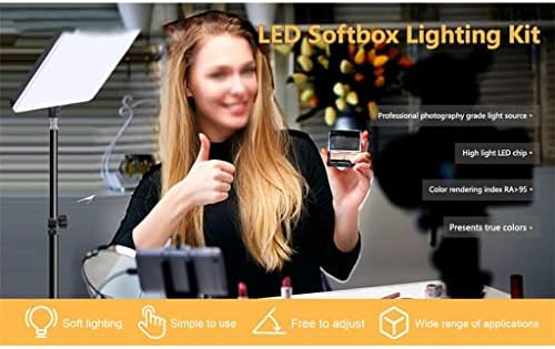 EODNSOFN EU-Csatlakozó, LED 2700k-5700k Videó Töltse Lámpa Panel Fotózás Világítás háromlábú Állvány Hosszú Karját Élő közvetítés