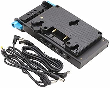 HangTon Arany Akkumulátor Lemez 7 Mód, D-érintse meg a DC USB Kimenet, 15 mm-es Rudat Fogó Adapter Tápegység Kompatibilis Anton Bauer