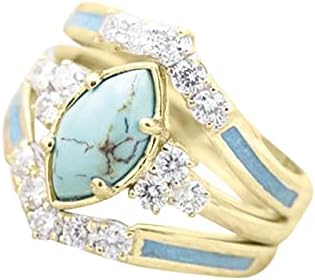 Anyák Napja Ujj Gyűrű Egyszerű, Aranyos Ezüst Természetes Türkiz Gyűrűk Lányok divatos Gyémánt Gyűrű Ajándékok anyák napjára