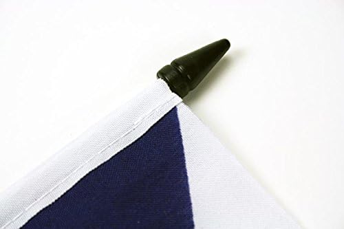 AZ ZÁSZLÓ francia déli területek Táblázat Zászló 4 x 6 - klubból Islander Asztal Zászló 15 x 10 cm - es Fekete Műanyag pálca, Bázis