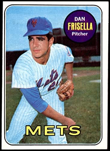 1969 Topps Baseball 343 Dan Frisella New York Mets Kiváló