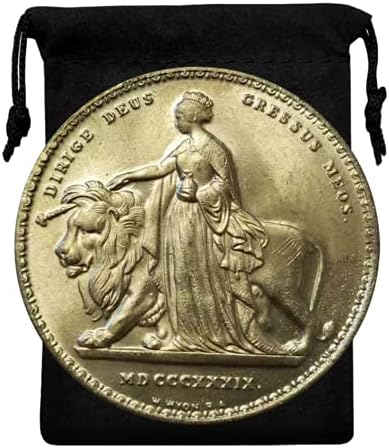 Kocreat Másolás UNA Oroszlán meg 1839 Viktória Királynő 5 UK Érme-Replika Nagy-Britannia Ezüst Dollár Penny Arany Érme Királyi