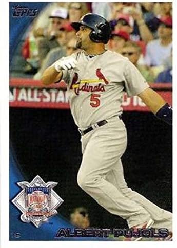 2010 Topps Frissítés MINKET-200a Albert Pujols St. Louis Cardinals MLB Baseball Kártya NM-MT