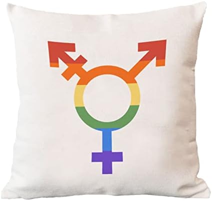 A nemek közötti Egyenlőség LGBTQ Meleg Büszkeség Leszbikus Párnát Fedezi a Nemek közötti Azonos LGBTQ párnahuzat párnahuzat Valentin