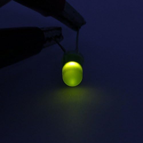 Aexit 100 db Dióda Kerek F5 Zöld Izzó 2 Terminál Zöld Fényt Kibocsátó Dióda a Schottky Dióda LED Lámpa