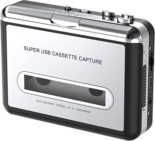 Walkman,Retro Kazetta Kazetta MP3 CD Átalakító, Hordozható USB-Casete Elfog Sztereó Audio Lejátszó Kompatibilis Laptop/PC