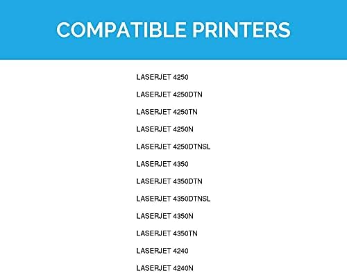 LD Termék Kompatibilis Toner Patron Csere HP 42A Q5942A (Fekete) a Laserjet 4250, 4250tn, 4350n, 4250dtn, 4350, 4350tn, 4250dtnsl, 4350dtn,