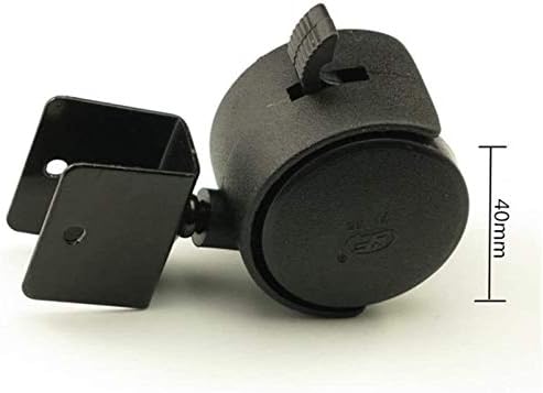 XZGDEN Superior Castor 4 Db Készlet Fekete, Forgatható kereket 40 mm-es Csere Bútor, Irodai Szék Kerekek Baba Ágy, Kanapé