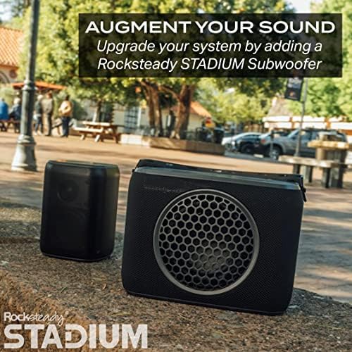 A Rocksteady Stadion Hordozható Bluetooth Hangszóró - Vezeték nélkül Connectible (4 Hangszóró) - Működik, Beltéri valamint Kültéri - 100 Láb