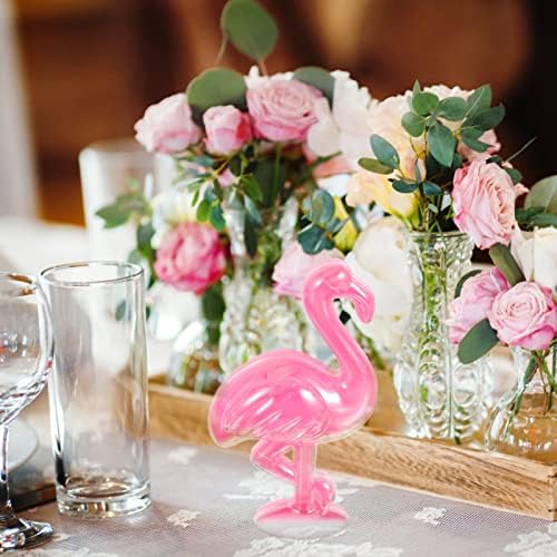 Didiseaon lakberendezés Flamingo Alakú Cukorkát, Dobozok, Műanyag Hawaii Fél Javára az Esetben Egyértelmű, Trópusi Nyári Party Kezelni