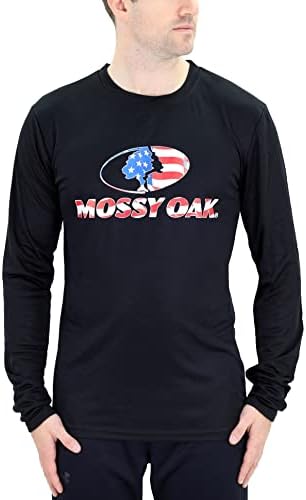 Mossy Oak Férfi Americana Longsleeve Teljesítmény Pólók