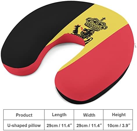 Belga Zászló, Jelvény Úti Párna a Fej-Nyaki Támogatás Párna Memory Foam U-Alakú Fejtámla a Párna Alvás