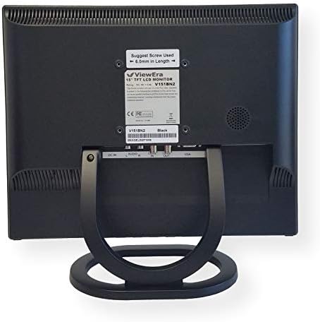 ViewEra V151BN2 TFT-LCD 15 Security Monitor Beépített Hangszórók, 1024(H) x 768(V) Max Felbontás, 16,2 Millió Szín, Fekete