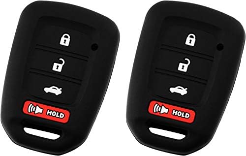KeyGuardz Kulcsnélküli Bejegyzés Távoli Autó távirányító Külső Héj Borító Puha Gumi védőtok Honda Accord, Civic CR-V HR-V MLBHLIK6-1T (Csomag