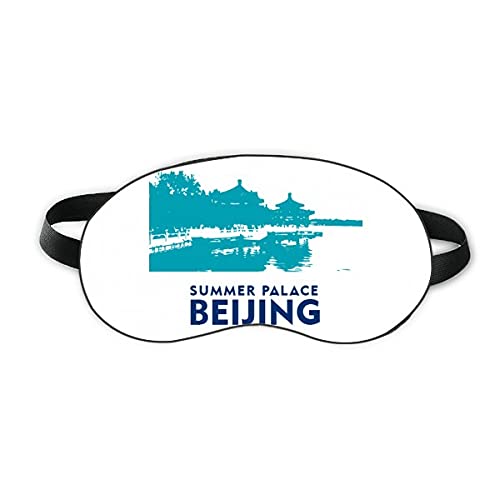 Nyáron Hely Városi Turizmus Peking, Kína Aludni Szem Pajzs Puha Este Kendőt Árnyékba Borító