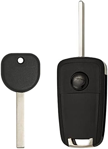 Keyless2Go Csere Kulcsnélküli Távoli 3 Gomb Flip Autó távirányító a OHT01060512 a Vágatlan Transzponder Gyújtás Kocsi Kulcsot, Magas