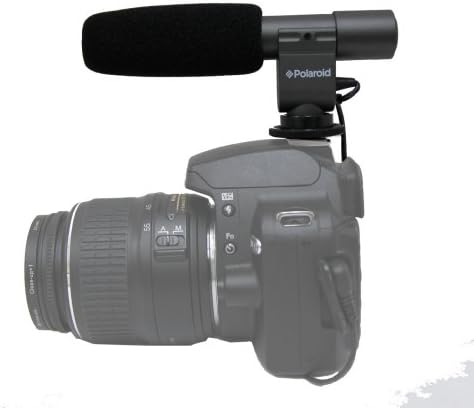 Polaroid Pro Video Kondenzátor Puska Mikrofon A Pentax K-01, K-30, K-X, K-7-Es, K-5, K-R, 645D, K20D, K200D, K2000, K10D, K2000,