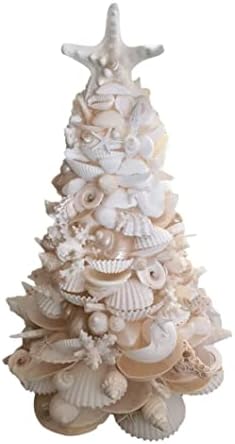Fehér Kagyló, valamint Korall Part menti karácsonyfa Dekoráció Flash String Fény, 2022, hogy A Legújabb Tenger Parton Gyanta, karácsonyfa,